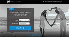 Desktop Screenshot of professionalmatch.com