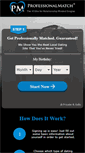 Mobile Screenshot of professionalmatch.com